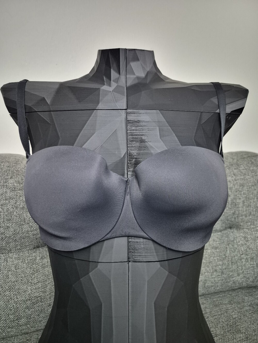 Skims Smoothing Intimates Strapless Bra in color Onyx - Picture 2 of 5